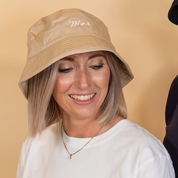 Mrs Embroidered Bucket Hat, 2 of 3