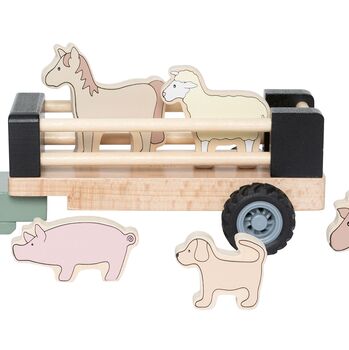 Personalised Farm Tractor And Trailer, 2 of 5