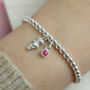 Welcome Baby Personalised Message Bracelet, thumbnail 2 of 8
