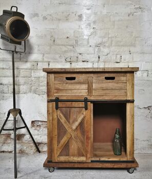 Reclaimed Wooden Storage Cabinet, 4 of 6