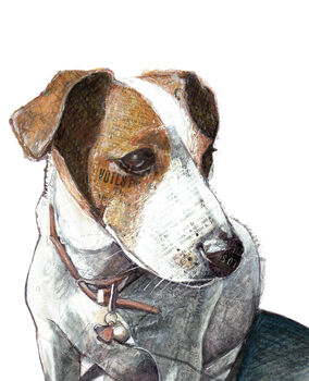 Personalised, Original Dog Portrait, 4 of 5