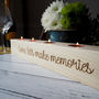 Personalised Wooden Candle Holder, thumbnail 1 of 8