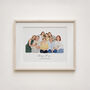 Custom Wedding Gift Hand Painted Portrait With Merged Photos, Add Loved One Watercolor Keepsake, thumbnail 4 of 9