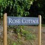 Engraved Slate Sign With Oak Posts, thumbnail 7 of 8