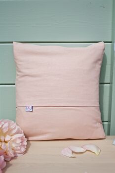 Handmade Soft Knitted Personalised Letter Cushion, 9 of 10