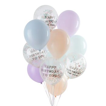 12 Happy Birthday Balloon Bundle, 2 of 2