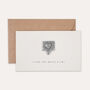 'I Like You Quite A Lot' Tiny Heart Token Card, thumbnail 2 of 4