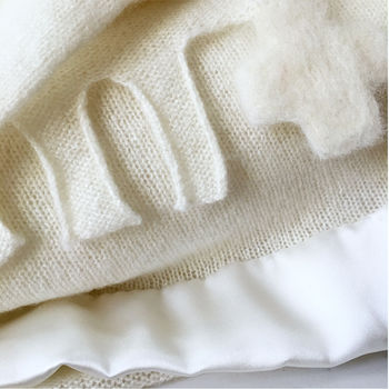 Personalised Cashmere Christening Comfort Blanket, 2 of 5