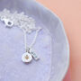 Sentimental Birthstone Charm Cluster Necklace, thumbnail 5 of 12