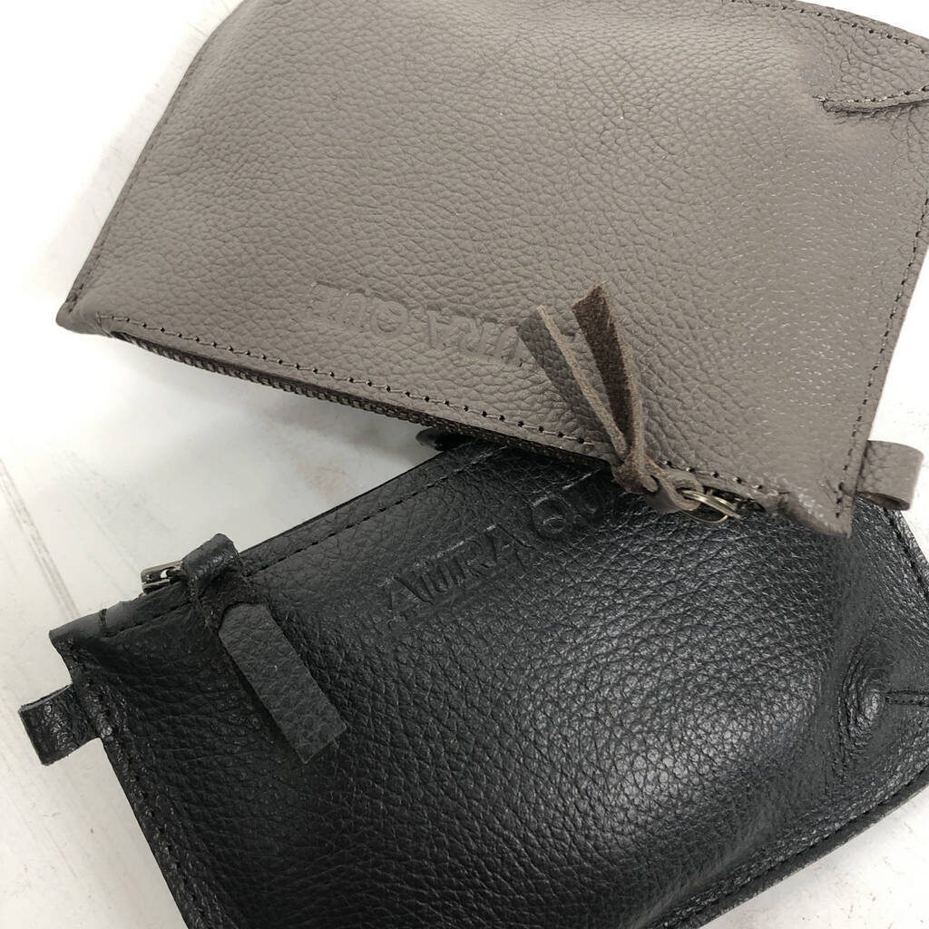 original leather pari zip purse