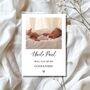 Godfather Photo Proposal Card, Godparents Proposal Photo Card, Godfather Proposal, thumbnail 1 of 4