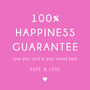 Blush Balloon Personalised Birthday Card For Wife, thumbnail 3 of 4