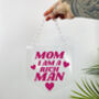 Mom I Am A Rich Man Clear Acrylic Banner And Chain, thumbnail 1 of 7