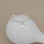 Personalised Infant's Silver Communion Bead Bangle, thumbnail 2 of 3