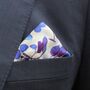 Honesty Silk Bow Tie And Pocket Square, thumbnail 4 of 6