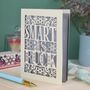 Smart As Fuck Laser Cut Card, thumbnail 5 of 7