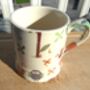 Tankard Mug In Secret Woodland Animals Patchwork Design, thumbnail 3 of 8