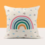 Personalised Rainbow Cushion, Thinking Of You Gift, thumbnail 3 of 3
