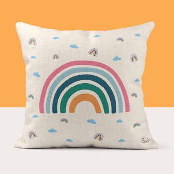 Personalised Rainbow Cushion, Thinking Of You Gift, 3 of 3