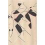 Cream Japanese Abstract Leaf Print, thumbnail 2 of 3