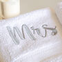 Mr And Mrs Bath Towels Set, thumbnail 3 of 7
