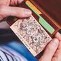 Personalised Copper Special Location Map Wallet Card, thumbnail 1 of 5