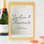 Personalised Party Sign, Scallop Frame, thumbnail 6 of 9