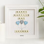 Baby Boy Happy Baptism Day Personalised Gift Frame, thumbnail 3 of 8
