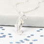 Seahorse Sterling Silver Necklace, thumbnail 1 of 11