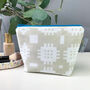 Welsh Blanket Print Wash Bag/Make Up Bag, thumbnail 6 of 12