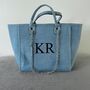 Personalised Colourful Large Chain Tote Beach Bag, thumbnail 5 of 7