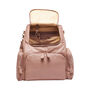 Amber Warm Taupe Leather Backpack, thumbnail 7 of 10