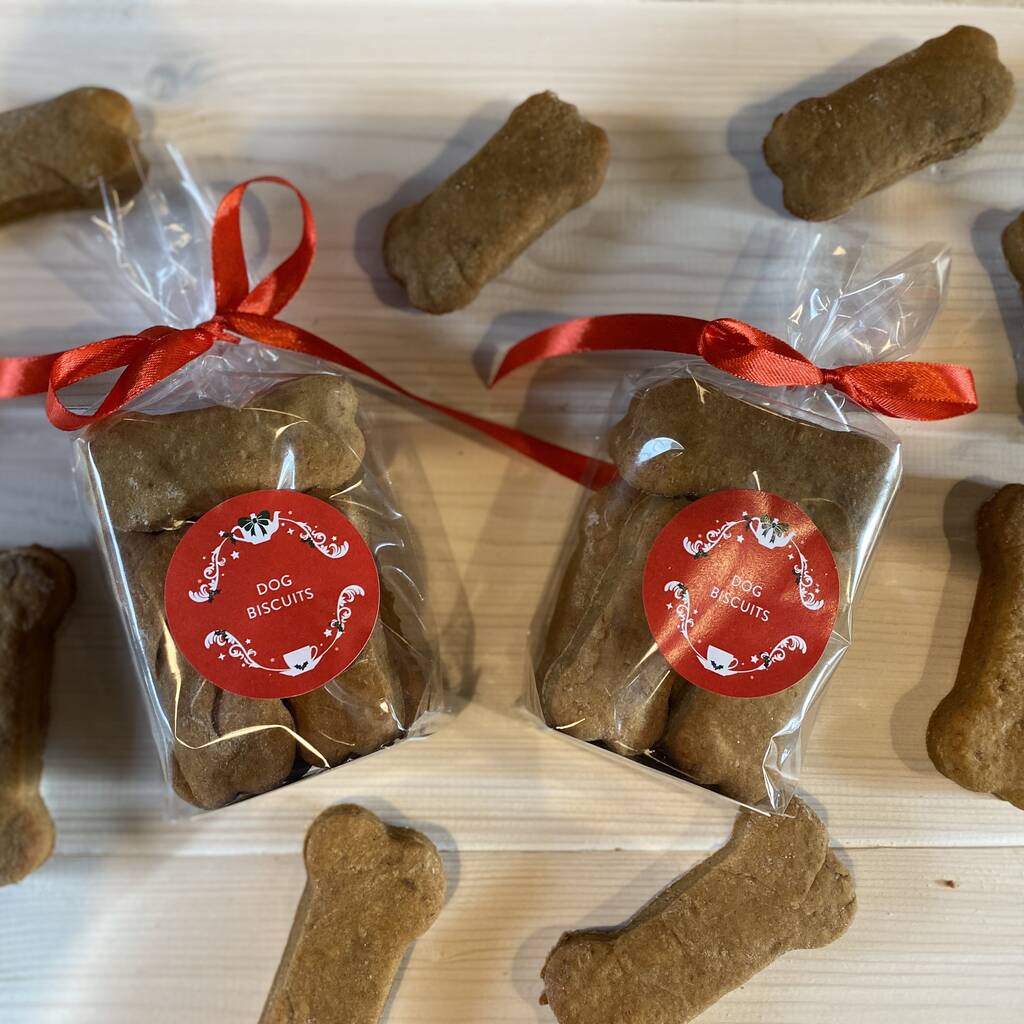 Christmas Dog Biscuit Bag By The Sweet Reason Company