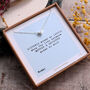 Mother And Daughter Distance Necklace, thumbnail 1 of 4