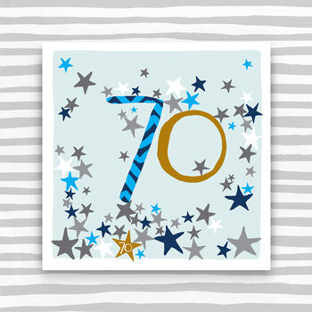 70th Birthday Card Female Or Male, 2 of 2
