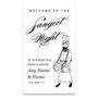 Personalised Sangeet Night Welcome Vinyl Sticker, thumbnail 4 of 7