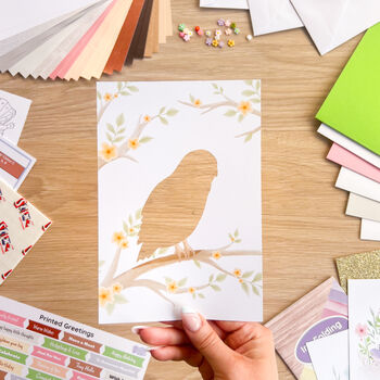 A Walk In The Woods Card Making Kit | Beginner Intermediate Iris Folding Craft Kit, 7 of 9