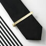 Personalised Gold Plated Tie Clip, thumbnail 5 of 8