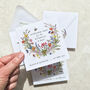 10 Cottage Garden Wildflower Seed Packet Wedding Favours, thumbnail 1 of 9