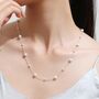 Sterling Silver Mother Of Pearl Two Way Necklace, thumbnail 3 of 11