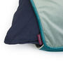 Embroidered Pet Bed And Bone Gift Set Teal Velvet, thumbnail 8 of 9