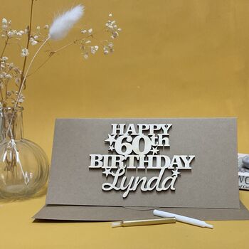 Personalised 60th Birthday Card Keepsake, 2 of 10