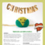 Giant Christmas Pudding And Sprout Knitting Kits, thumbnail 6 of 6