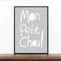 Mon Petit Chou French Quote Print, thumbnail 3 of 3