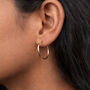 Solid 9ct Gold Hoop Earrings – 24mm, thumbnail 1 of 8