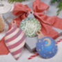 12 Christmas Gift Tags With Bauble Design And Gold Twine, thumbnail 1 of 4