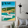 Hvar Travel Poster, thumbnail 4 of 4