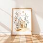 Safari Animal Surf Camp Children's Art Print, thumbnail 1 of 3