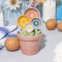 Ceramic Pot With Flower Measuring Spoons, thumbnail 1 of 4
