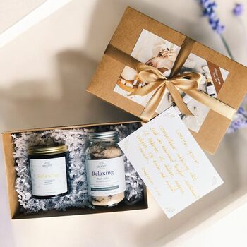 Birthday Gift For Her, Relaxing Spa Gift Set, Ready To Send Gift Box With Personalised Message, 3 of 12